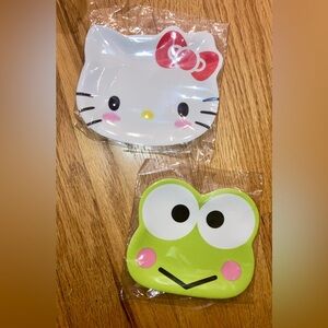 Hello Kitty or Keroppi Dish  - NIP